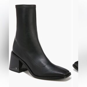 Sam Edelman Wells Block Heel Bootie in Black